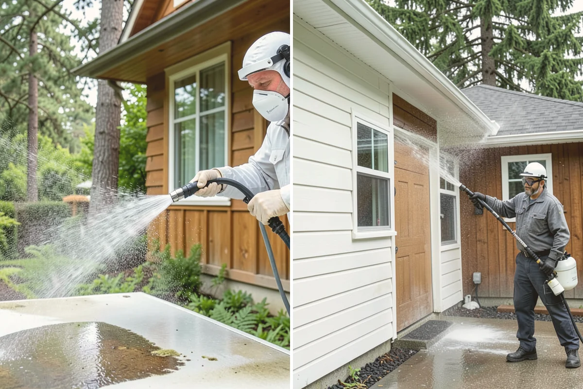 Composite Fence Cleaning in Lynnwood, Snohomish County, WA - Confirm the composite brand's cleaning guidelines
