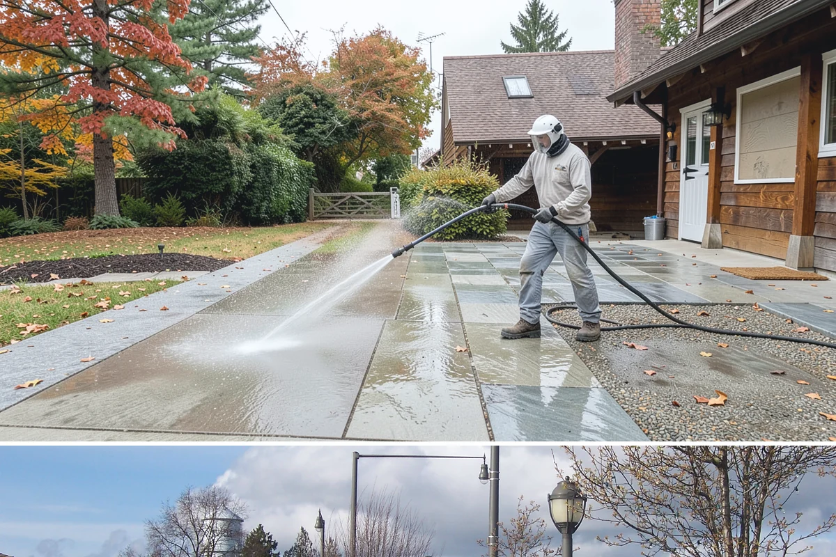 Composite Fence Cleaning in Marysville, Snohomish County, WA - Clean composite in late spring or summer so shaded panels dry before the mildew has a chance to reestablish.