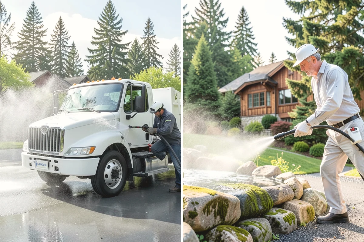 Composite Fence Cleaning in Mercer Island, King County, WA - Confirm the composite brand's cleaning guidelines