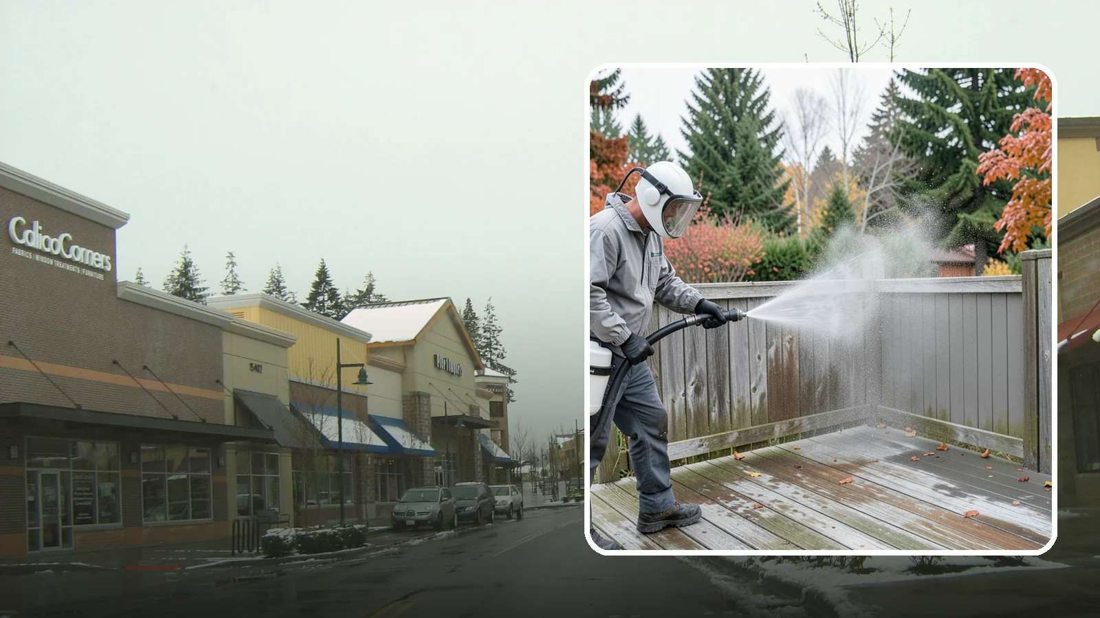 Composite Fence Cleaning in Mill Creek, Snohomish County, WA - Manufacturer-safe cleaning that clears mildew from composite fencing without voiding the finish or warranty.