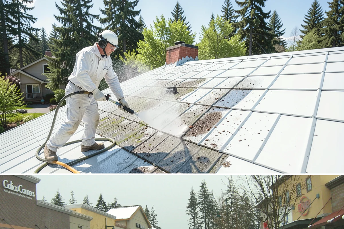 Composite Fence Cleaning in Mill Creek, Snohomish County, WA - Clean composite in late spring or summer so shaded panels dry before the mildew has a chance to reestablish.