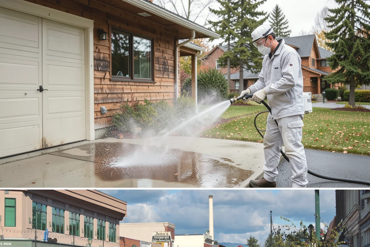 Composite Fence Cleaning in Monroe, Snohomish County, WA - Clean composite in late spring or summer so shaded panels dry before the mildew has a chance to reestablish.