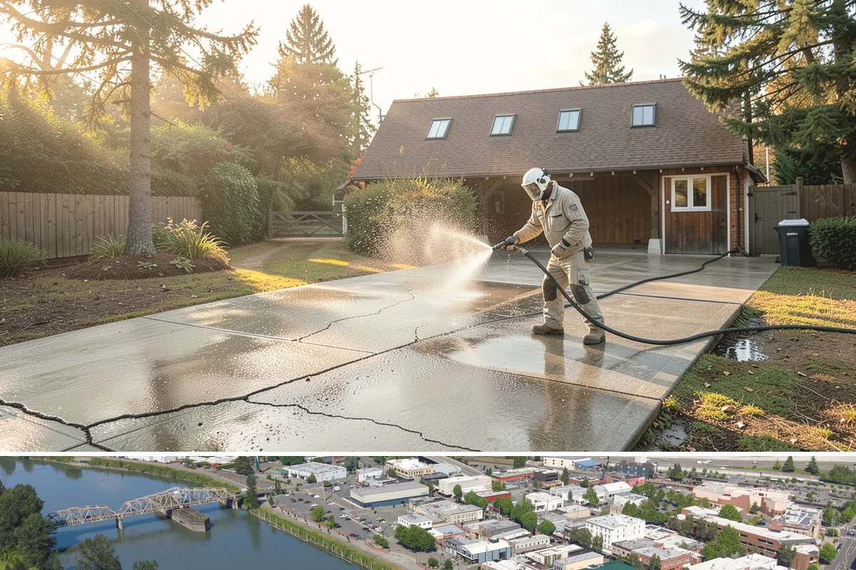 Composite Fence Cleaning in Mount Vernon, Skagit County, WA - Clean composite in late spring or summer so shaded panels dry before the mildew has a chance to reestablish.