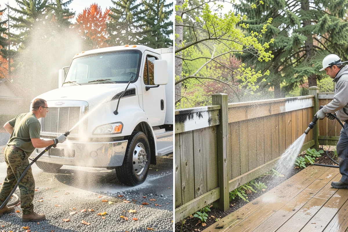 Composite Fence Cleaning in Mountlake Terrace, Snohomish County, WA - Confirm the composite brand's cleaning guidelines