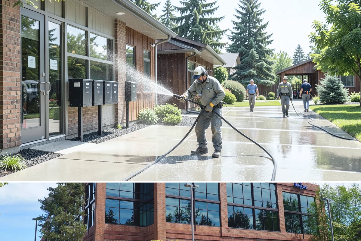 Composite Fence Cleaning in Mountlake Terrace, Snohomish County, WA - Clean composite in late spring or summer so shaded panels dry before the mildew has a chance to reestablish.