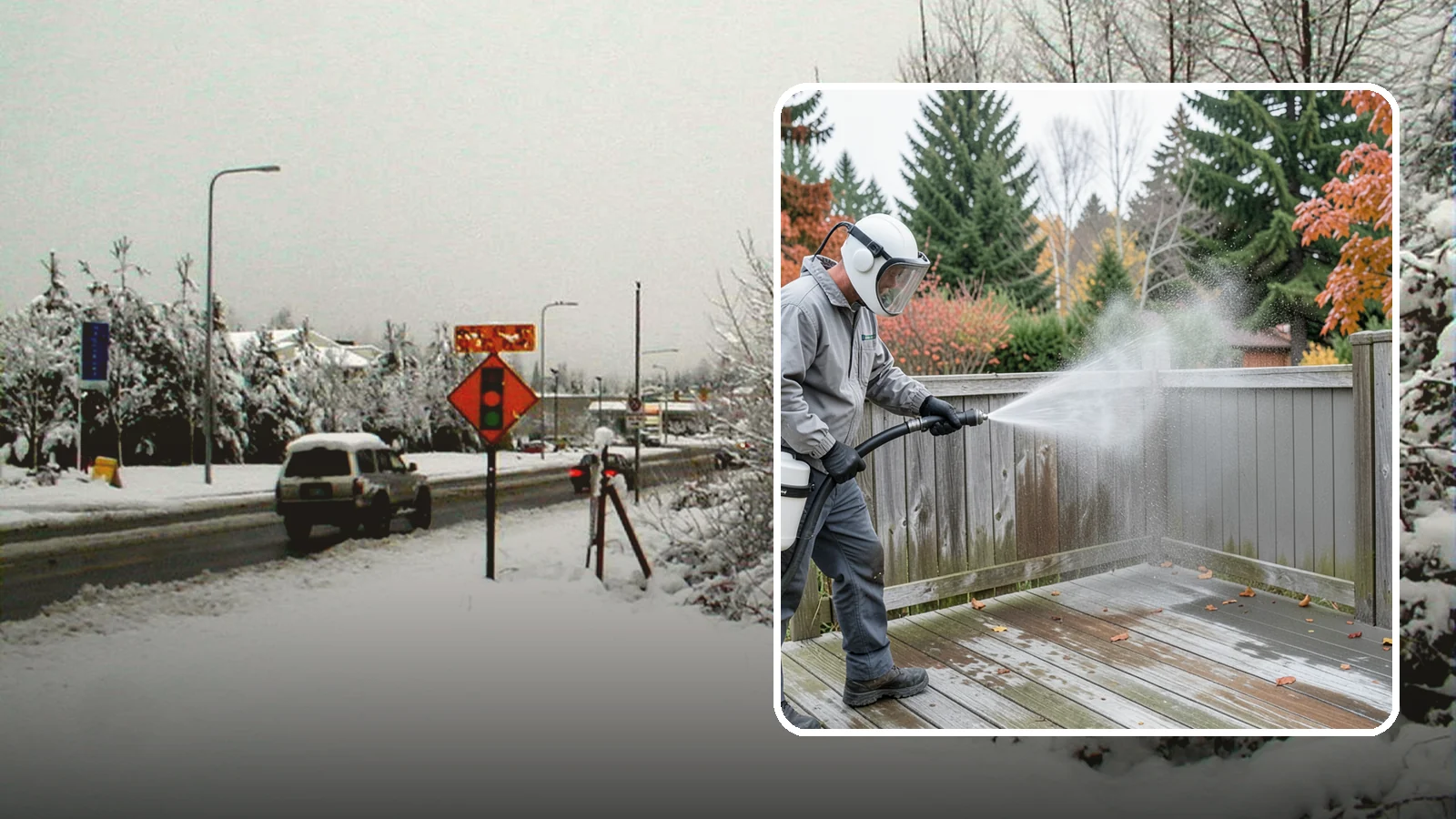 Composite Fence Cleaning in Newcastle, King County, WA - Manufacturer-safe cleaning that clears mildew from composite fencing without voiding the finish or warranty.