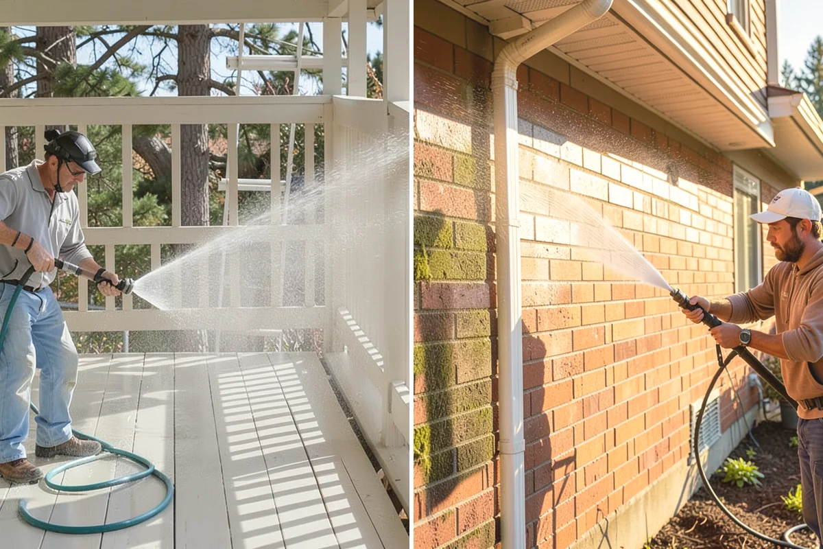 Composite Fence Cleaning in North Bend, King County, WA - Confirm the composite brand's cleaning guidelines