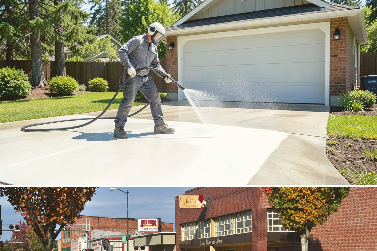 Composite Fence Cleaning in Puyallup, Pierce County, WA - Clean composite in late spring or summer so shaded panels dry before the mildew has a chance to reestablish.