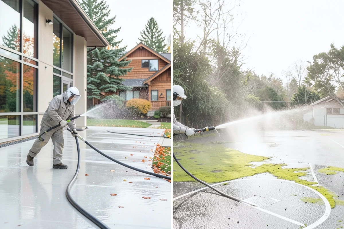 Composite Fence Cleaning in Renton, King County, WA - Confirm the composite brand's cleaning guidelines