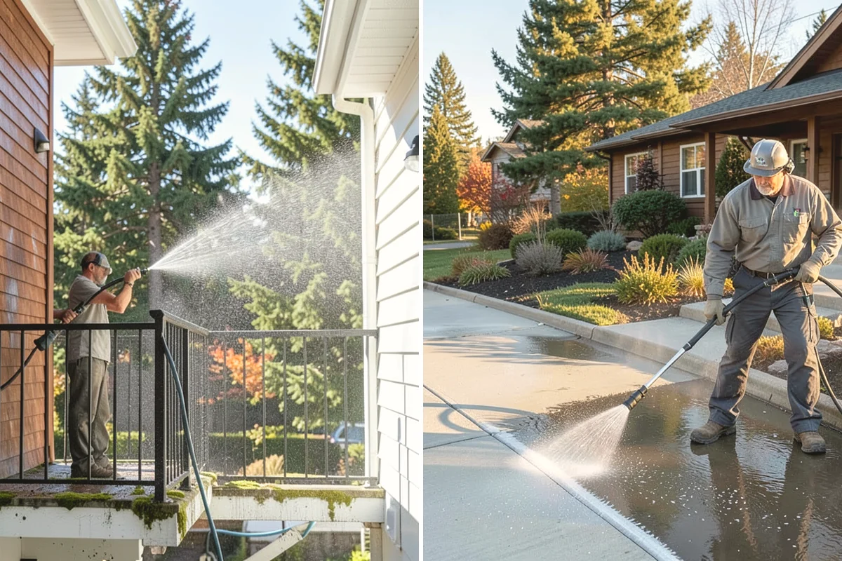 Composite Fence Cleaning in Ruston, Pierce County, WA - Confirm the composite brand's cleaning guidelines