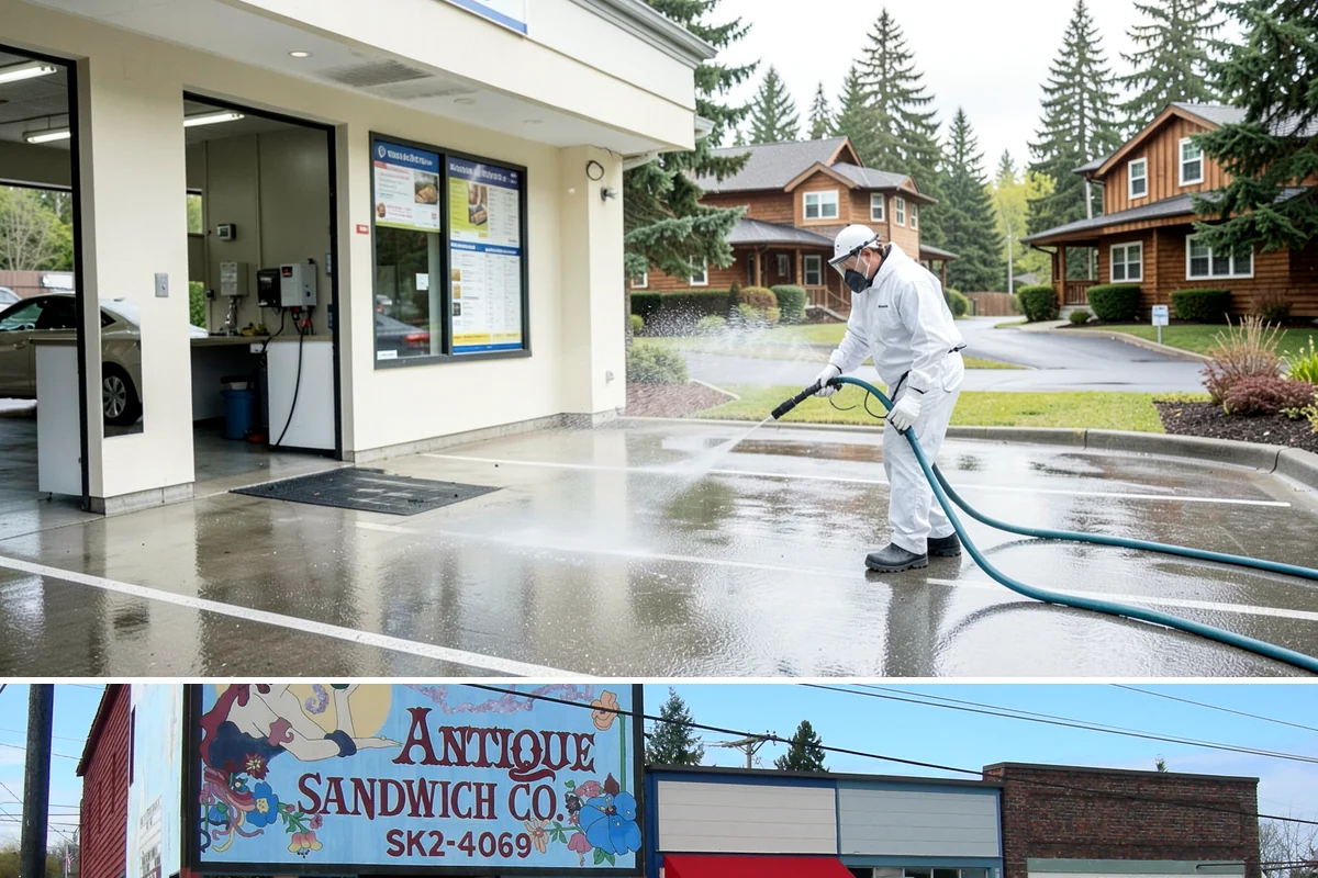 Composite Fence Cleaning in Ruston, Pierce County, WA - Clean composite in late spring or summer so shaded panels dry before the mildew has a chance to reestablish.