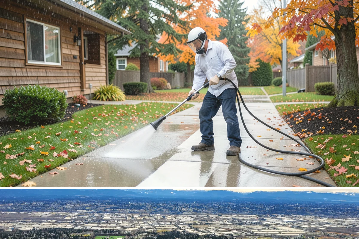 Composite Fence Cleaning in SeaTac, King County, WA - Clean composite in late spring or summer so shaded panels dry before the mildew has a chance to reestablish.