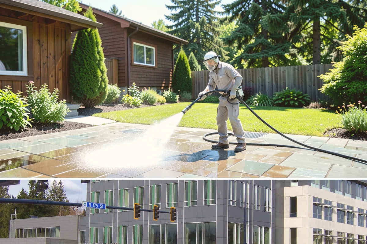 Composite Fence Cleaning in Shoreline, King County, WA - Clean composite in late spring or summer so shaded panels dry before the mildew has a chance to reestablish.