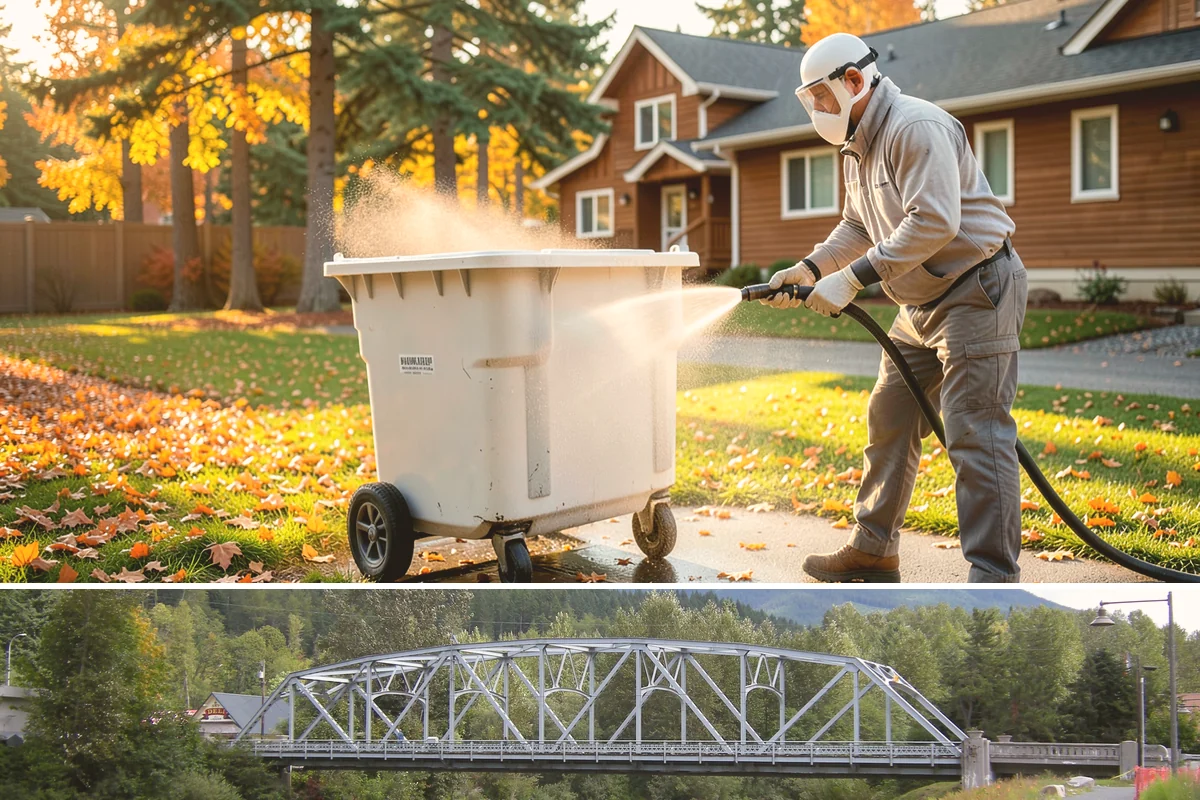 Composite Fence Cleaning in Skykomish, King County, WA - Clean composite in late spring or summer so shaded panels dry before the mildew has a chance to reestablish.