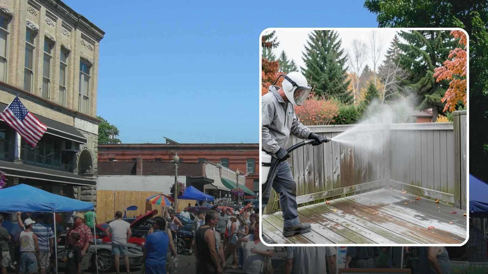 Composite Fence Cleaning in Snohomish, Snohomish County, WA - Manufacturer-safe cleaning that clears mildew from composite fencing without voiding the finish or warranty.