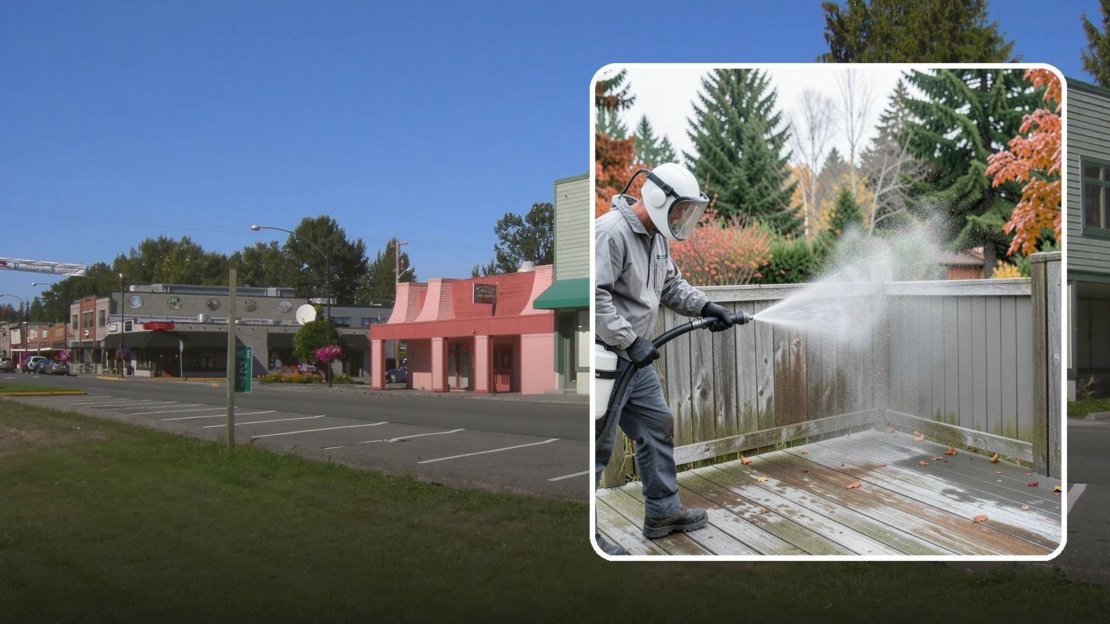 Composite Fence Cleaning in Snoqualmie, King County, WA - Manufacturer-safe cleaning that clears mildew from composite fencing without voiding the finish or warranty.
