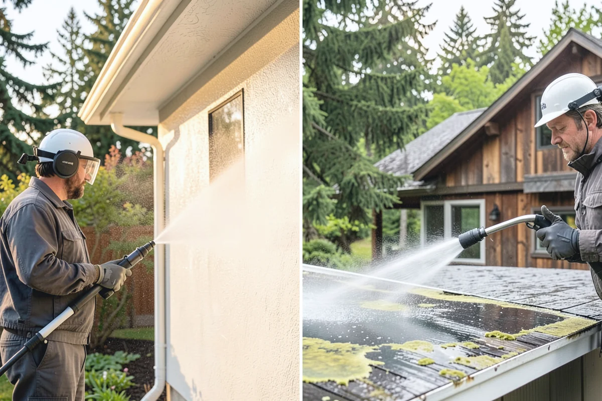 Composite Fence Cleaning in South Prairie, Pierce County, WA - Confirm the composite brand's cleaning guidelines