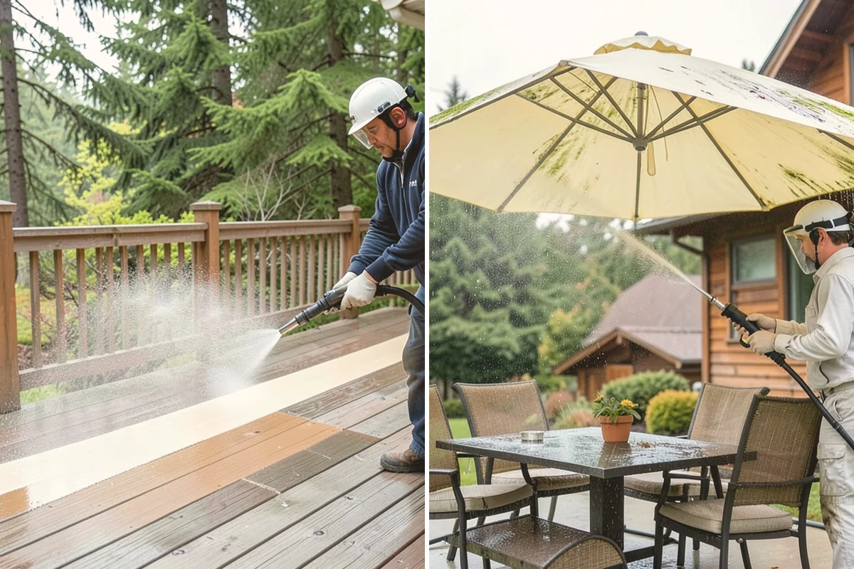 Composite Fence Cleaning in Stanwood, Snohomish County, WA - Confirm the composite brand's cleaning guidelines
