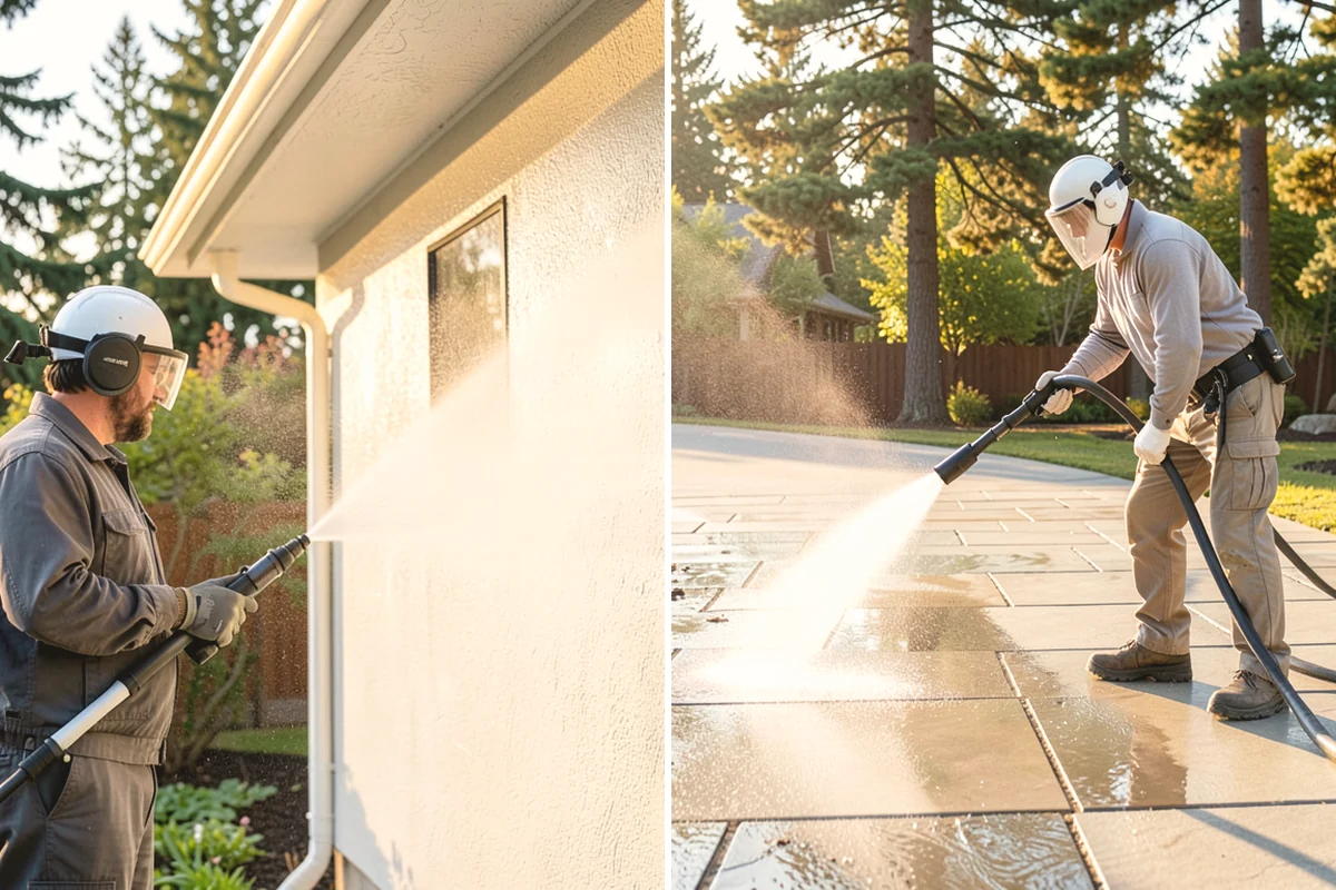 Composite Fence Cleaning in Steilacoom, Pierce County, WA - Confirm the composite brand's cleaning guidelines