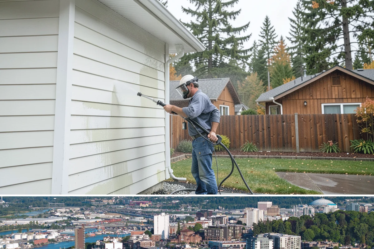 Composite Fence Cleaning in Tacoma, Pierce County, WA - Clean composite in late spring or summer so shaded panels dry before the mildew has a chance to reestablish.