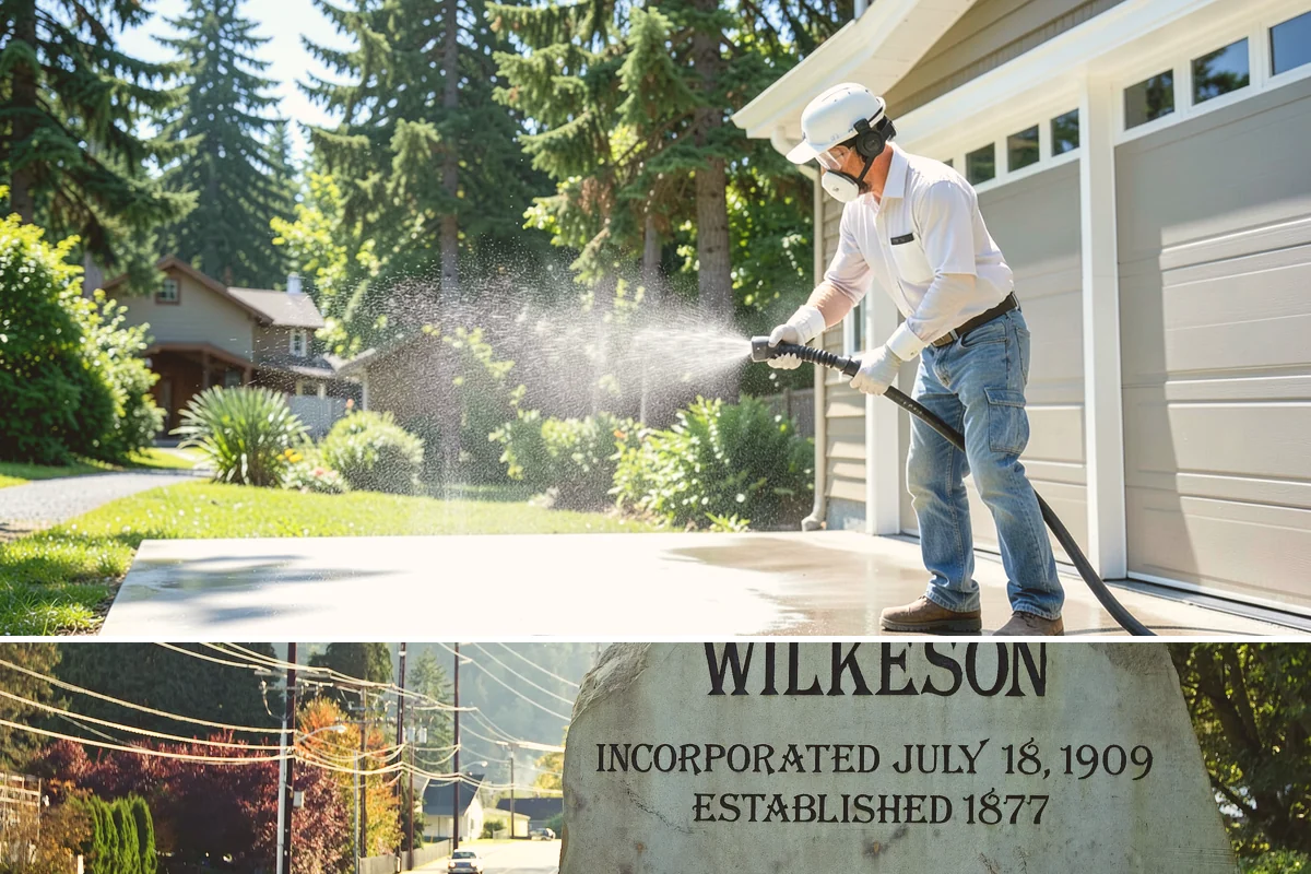 Composite Fence Cleaning in Wilkeson, Pierce County, WA - Clean composite in late spring or summer so shaded panels dry before the mildew has a chance to reestablish.