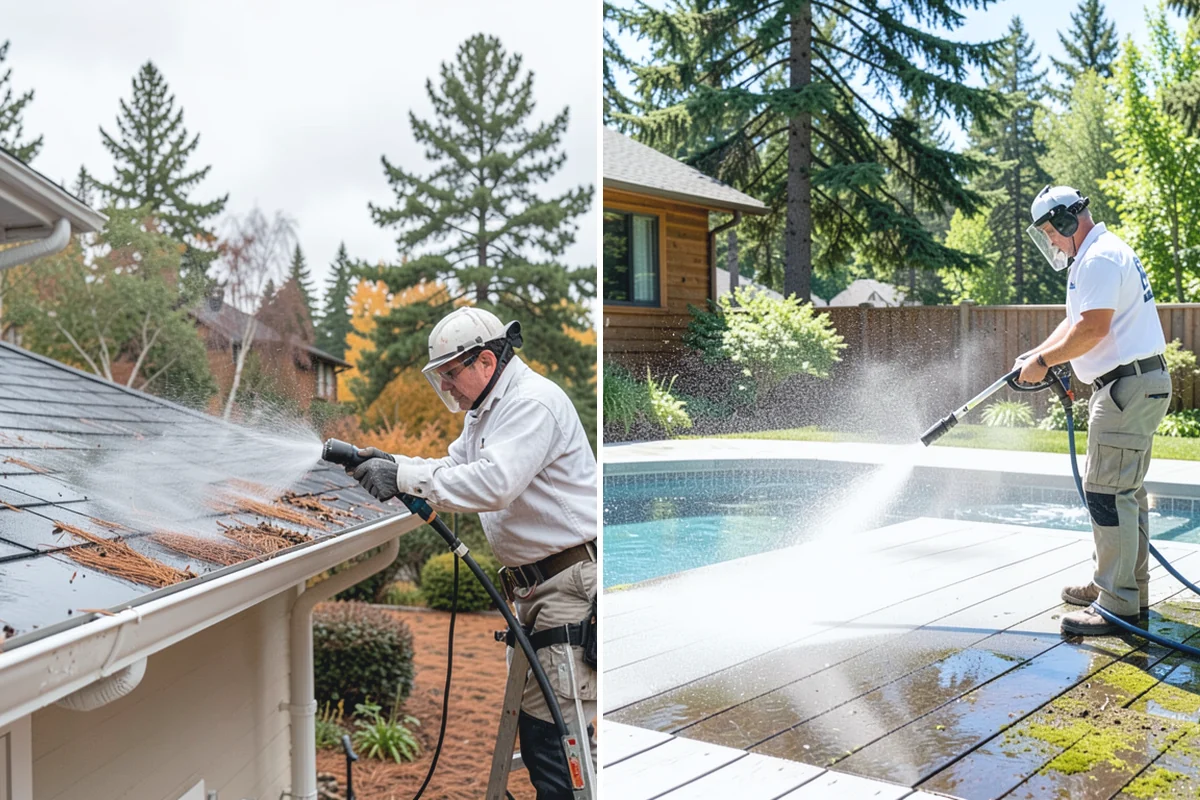 Composite Fence Cleaning in Woodinville, King County, WA - Confirm the composite brand's cleaning guidelines
