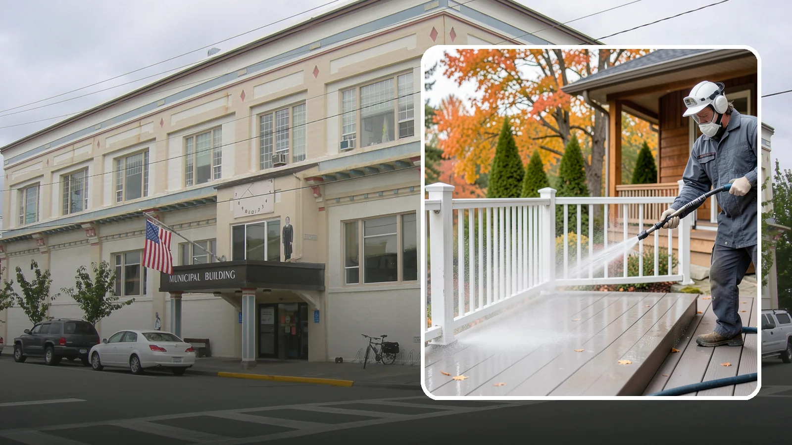 Composite Material Cleaning in Anacortes, Skagit County, WA - Cleaning tuned to composite decking, railing, and cladding that clears mold and grime without voiding warranties.