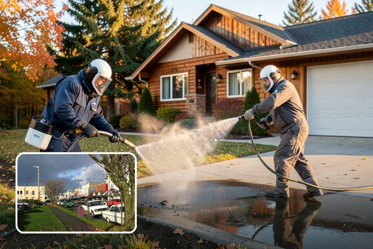 Composite Material Cleaning in Arlington, Snohomish County, WA - Clears mold and grime from composite surfaces
