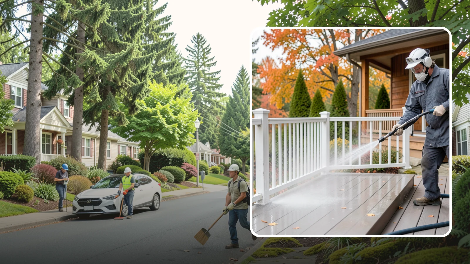 Composite Material Cleaning in Beaux Arts Village, King County, WA - Cleaning tuned to composite decking, railing, and cladding that clears mold and grime without voiding warranties.