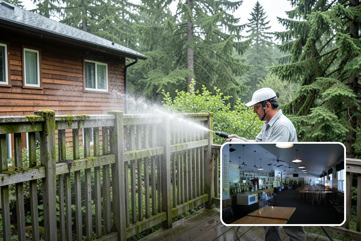 Composite Material Cleaning in Black Diamond, King County, WA - Clears mold and grime from composite surfaces