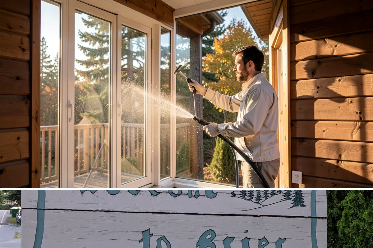 Composite Material Cleaning in Brier, Snohomish County, WA - Clean composite surfaces in spring or early summer to remove the mold film that builds through the wet, shaded winter.