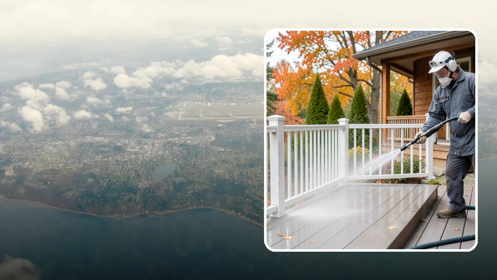 Composite Material Cleaning in Burien, King County, WA - Cleaning tuned to composite decking, railing, and cladding that clears mold and grime without voiding warranties.