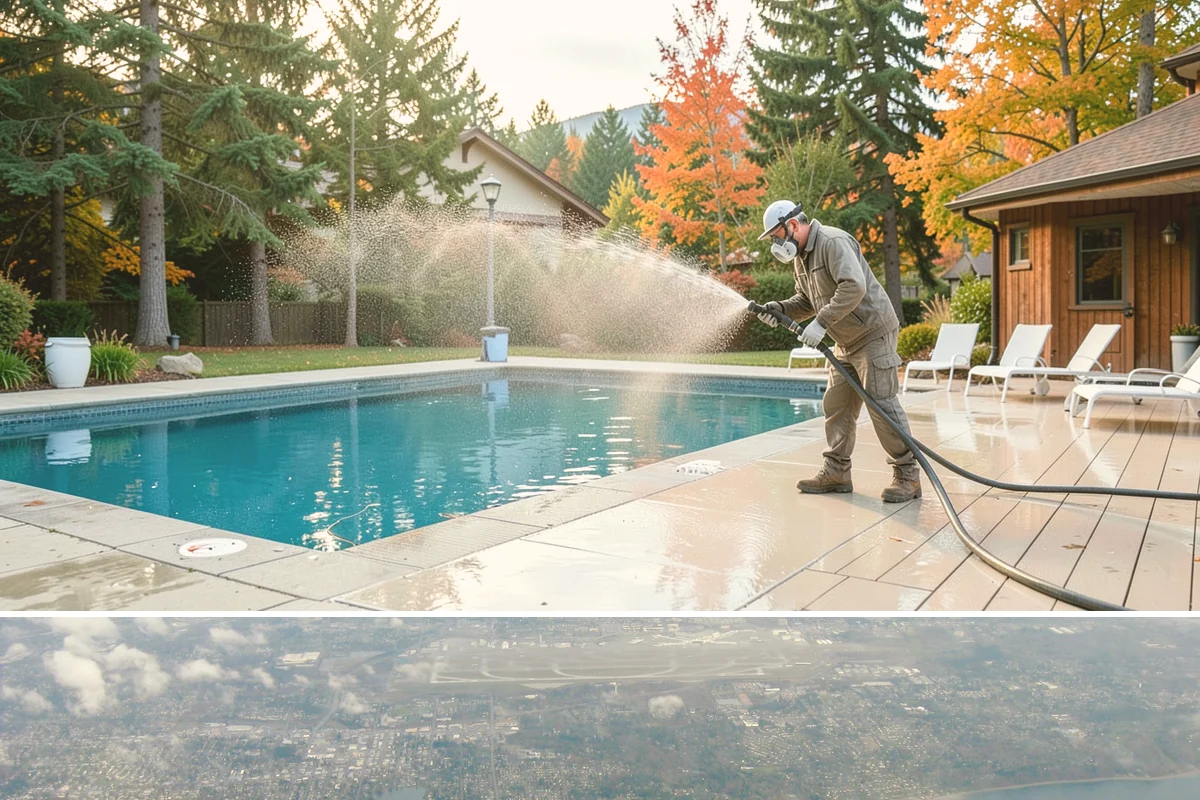 Composite Material Cleaning in Burien, King County, WA - Clean composite surfaces in spring or early summer to remove the mold film that builds through the wet, shaded winter.