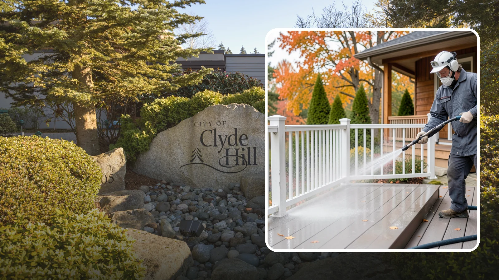 Composite Material Cleaning in Clyde Hill, King County, WA - Cleaning tuned to composite decking, railing, and cladding that clears mold and grime without voiding warranties.