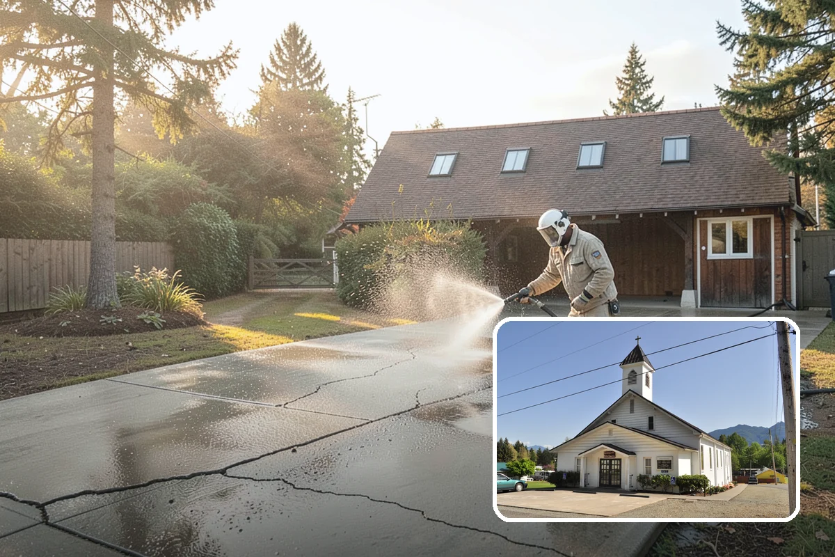 Composite Material Cleaning in Concrete, Skagit County, WA - Clears mold and grime from composite surfaces