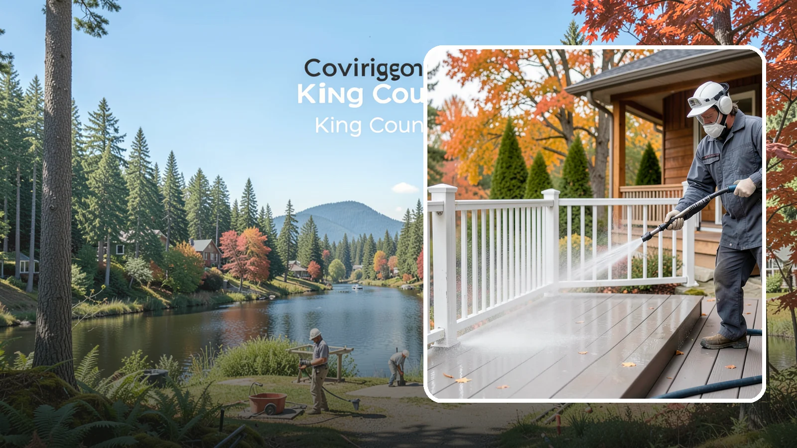 Composite Material Cleaning in Covington, King County, WA - Cleaning tuned to composite decking, railing, and cladding that clears mold and grime without voiding warranties.