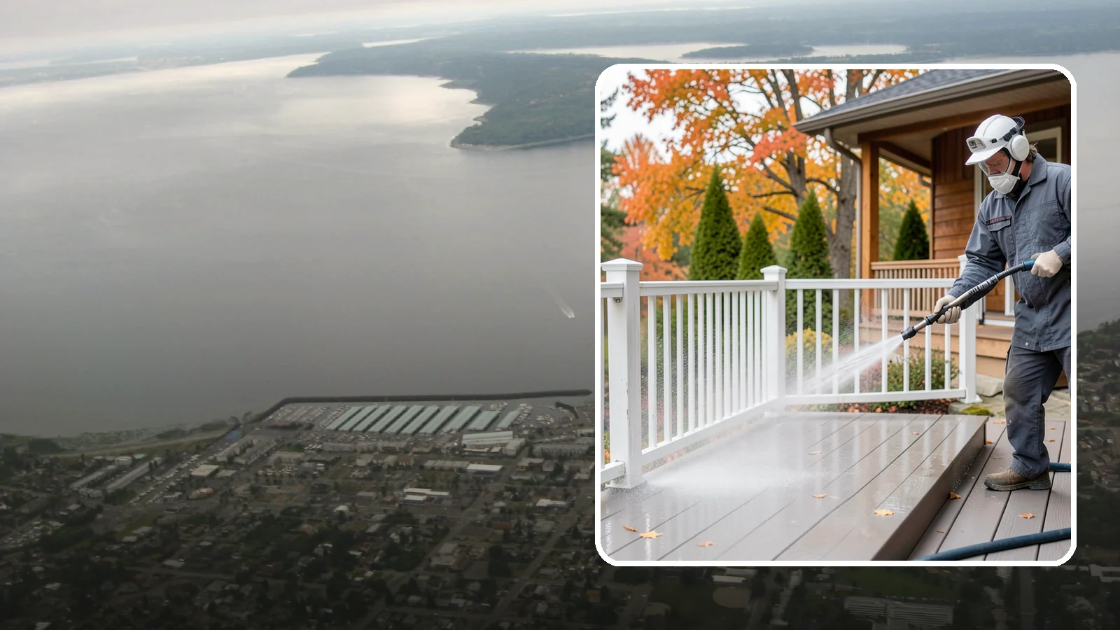Composite Material Cleaning in Des Moines, King County, WA - Cleaning tuned to composite decking, railing, and cladding that clears mold and grime without voiding warranties.