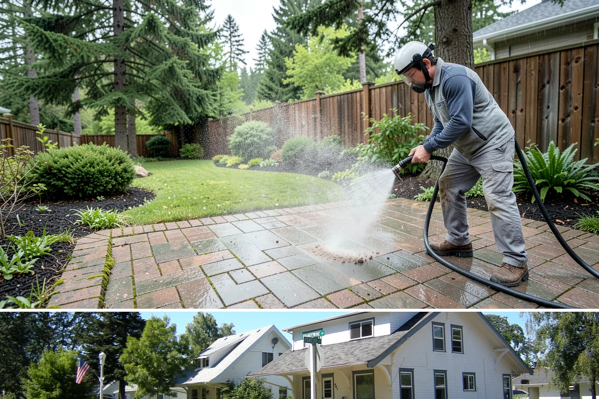 Composite Material Cleaning in DuPont, Pierce County, WA - Clean composite surfaces in spring or early summer to remove the mold film that builds through the wet, shaded winter.