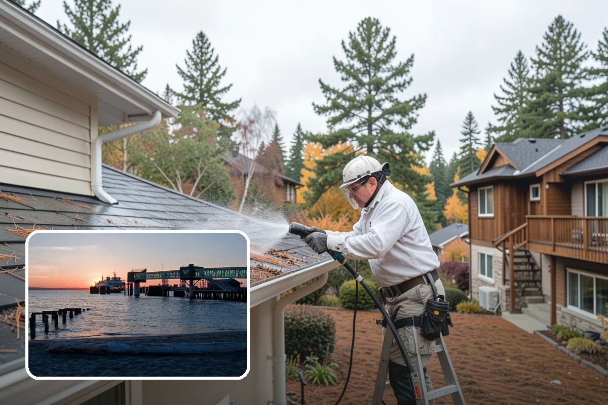 Composite Material Cleaning in Edmonds, Snohomish County, WA - Clears mold and grime from composite surfaces