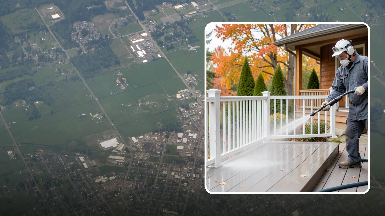Composite Material Cleaning in Enumclaw, King County, WA - Cleaning tuned to composite decking, railing, and cladding that clears mold and grime without voiding warranties.