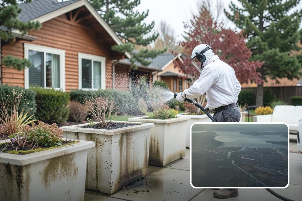 Composite Material Cleaning in Fife, Pierce County, WA - Clears mold and grime from composite surfaces