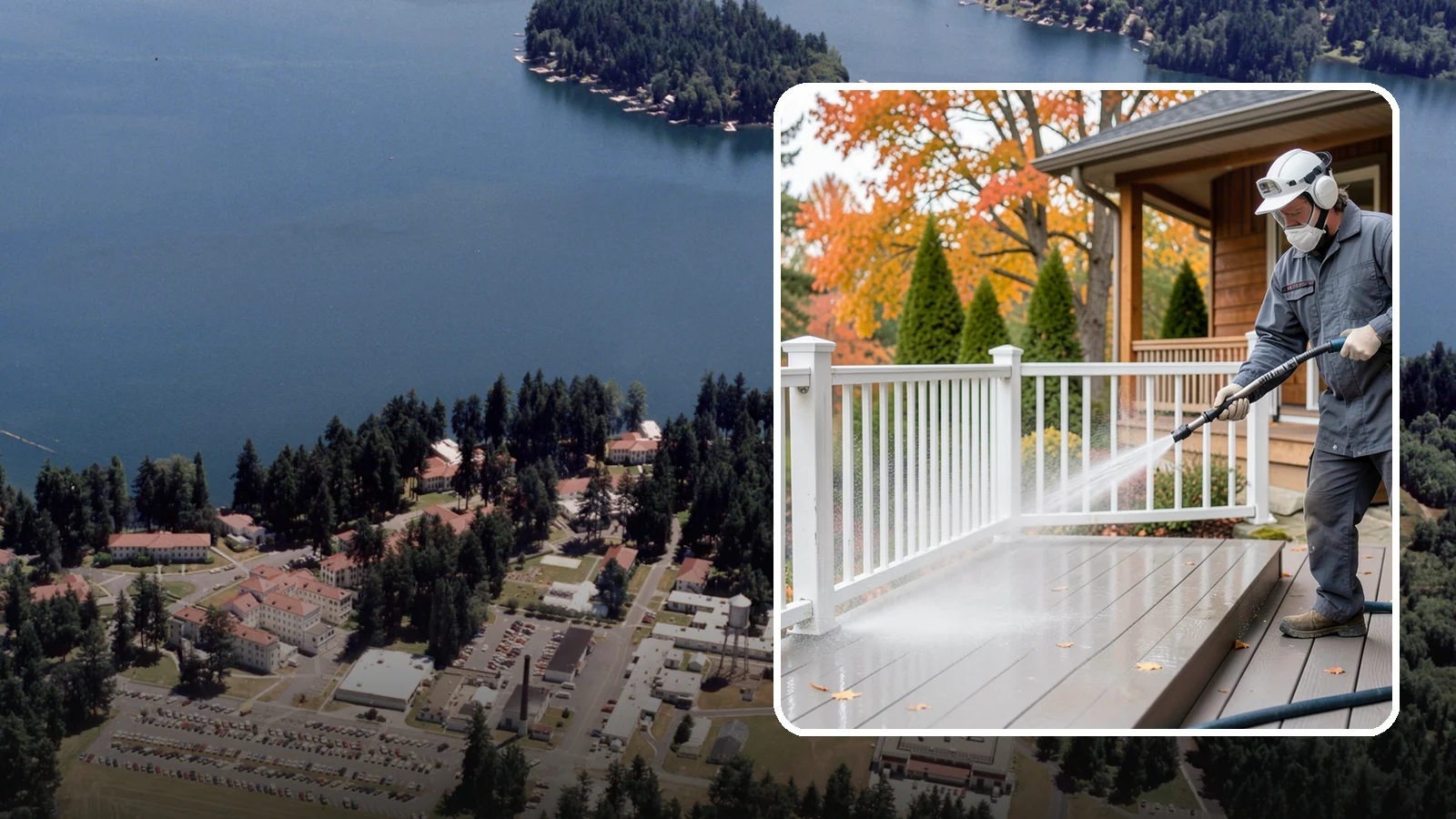 Composite Material Cleaning in Lakewood, Pierce County, WA - Cleaning tuned to composite decking, railing, and cladding that clears mold and grime without voiding warranties.