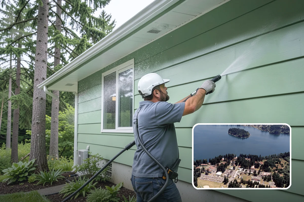 Composite Material Cleaning in Lakewood, Pierce County, WA - Clears mold and grime from composite surfaces