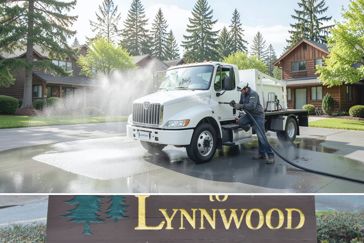 Composite Material Cleaning in Lynnwood, Snohomish County, WA - Clean composite surfaces in spring or early summer to remove the mold film that builds through the wet, shaded winter.