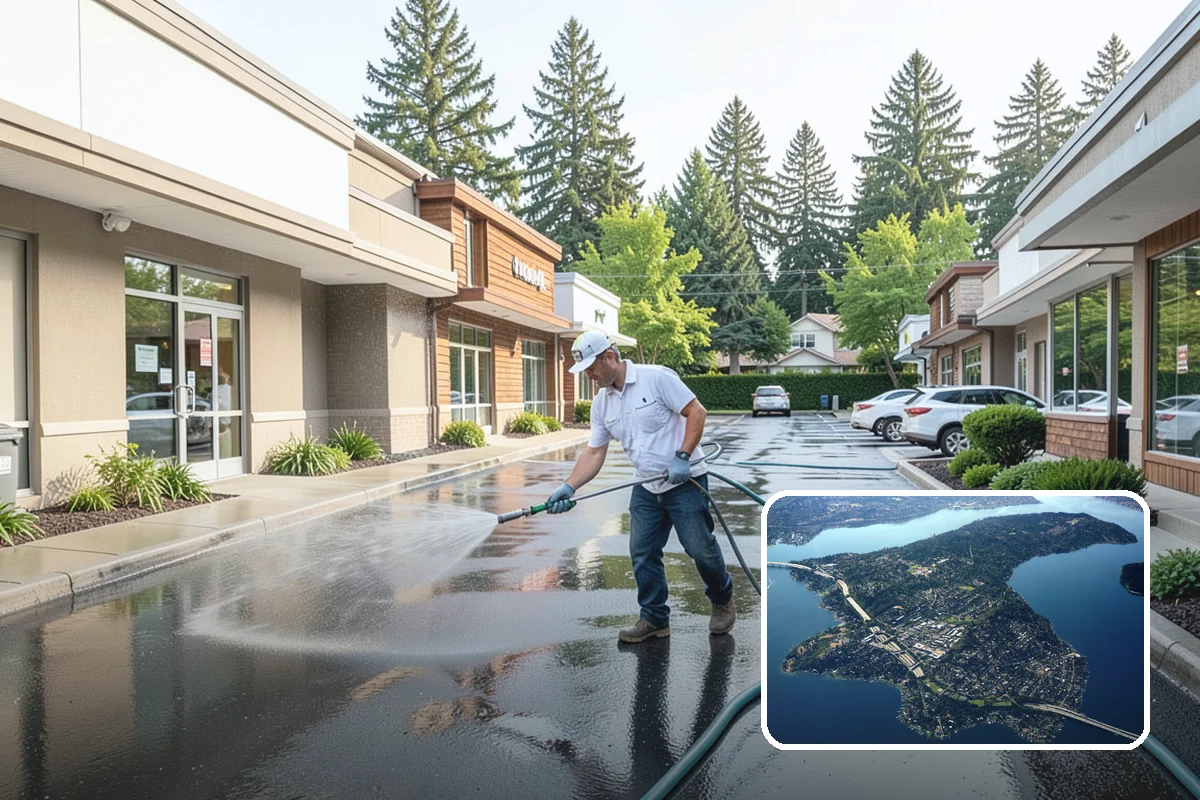 Composite Material Cleaning in Mercer Island, King County, WA - Clears mold and grime from composite surfaces