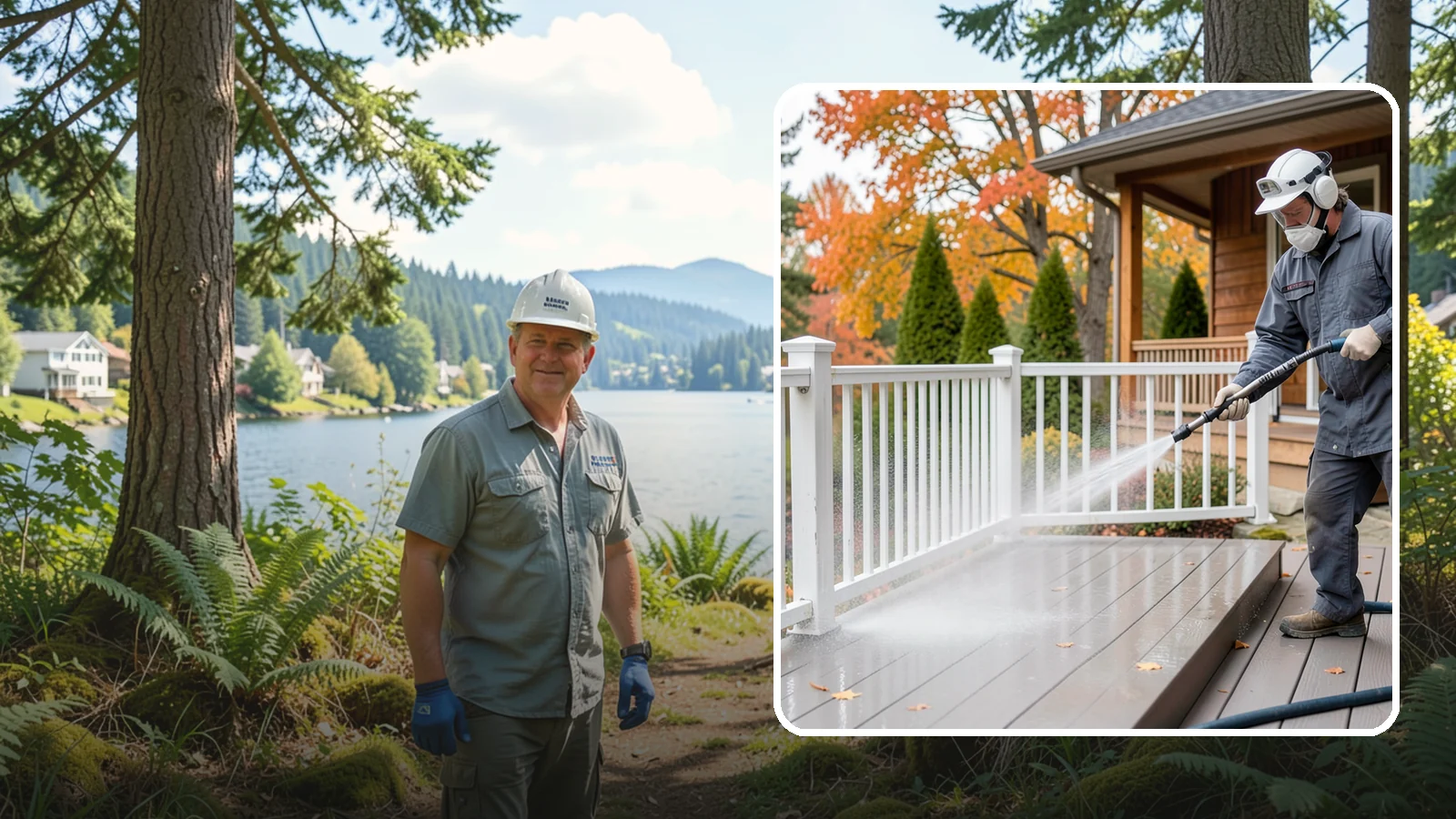 Composite Material Cleaning in Milton, King County, WA - Cleaning tuned to composite decking, railing, and cladding that clears mold and grime without voiding warranties.