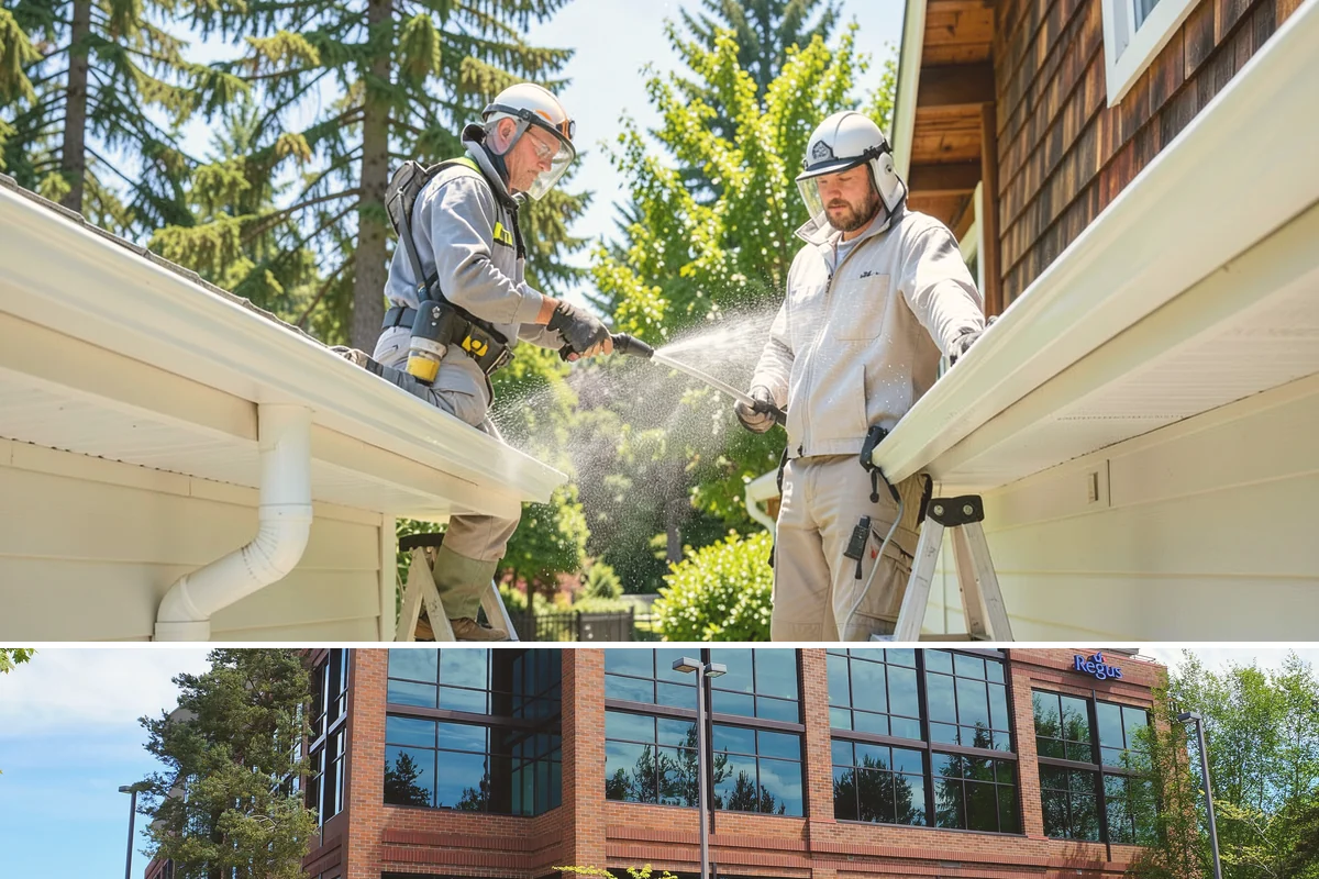 Composite Material Cleaning in Mountlake Terrace, Snohomish County, WA - Clean composite surfaces in spring or early summer to remove the mold film that builds through the wet, shaded winter.