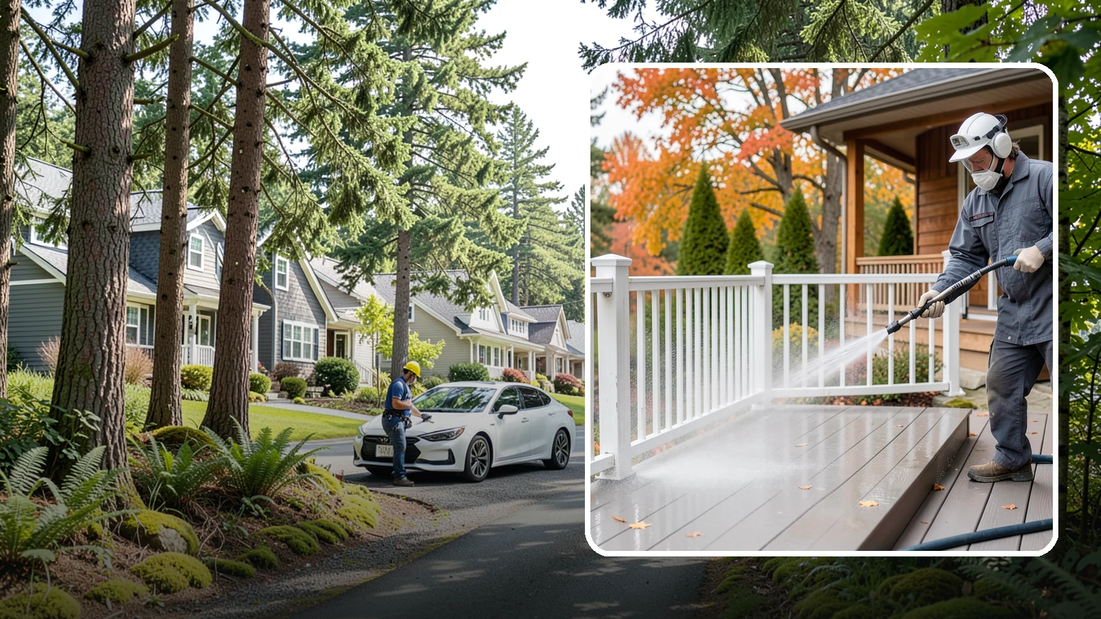 Composite Material Cleaning in Normandy Park, King County, WA - Cleaning tuned to composite decking, railing, and cladding that clears mold and grime without voiding warranties.