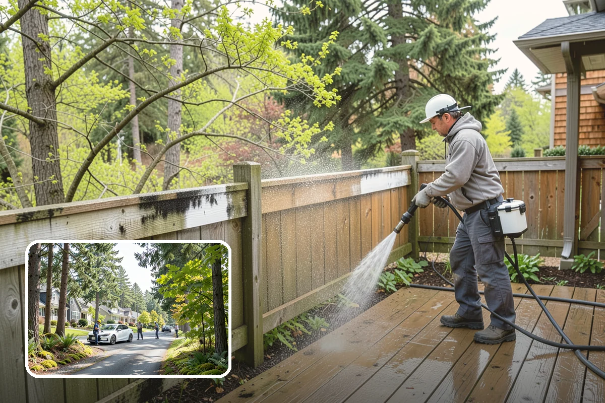 Composite Material Cleaning in Normandy Park, King County, WA - Clears mold and grime from composite surfaces