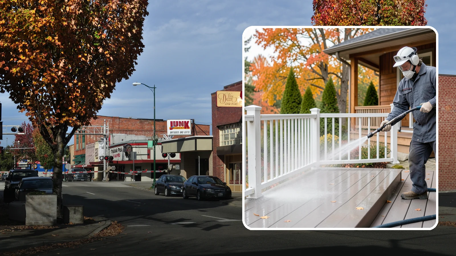 Composite Material Cleaning in Puyallup, Pierce County, WA - Cleaning tuned to composite decking, railing, and cladding that clears mold and grime without voiding warranties.
